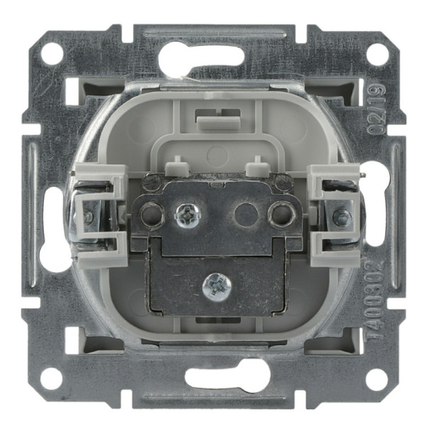 Розетка TV оконечная без рамки алюминий Asfora, EPH3200161 - фото №4