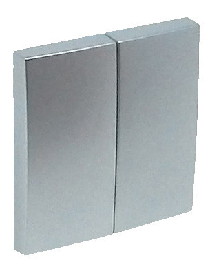 Клавиша выключателя 2-кл. Logus 90 алюминий 90611 TAL