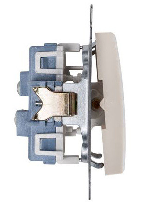 Двокнопковий прохідний вимикач Kontakt Simon Simon 54 Premium DW6/2.01/41 (кремовий) - фото №2
