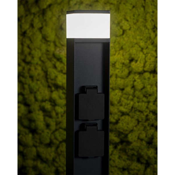 Вуличний світильник Kanlux 38769 Dasten G9 1x11W IP44 чорний (тип розетки F) - фото №1