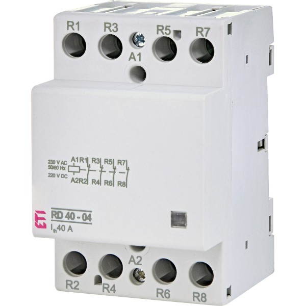Контактор ETI 002464024 RD 40-04 (230V AC/DC) (AC1)