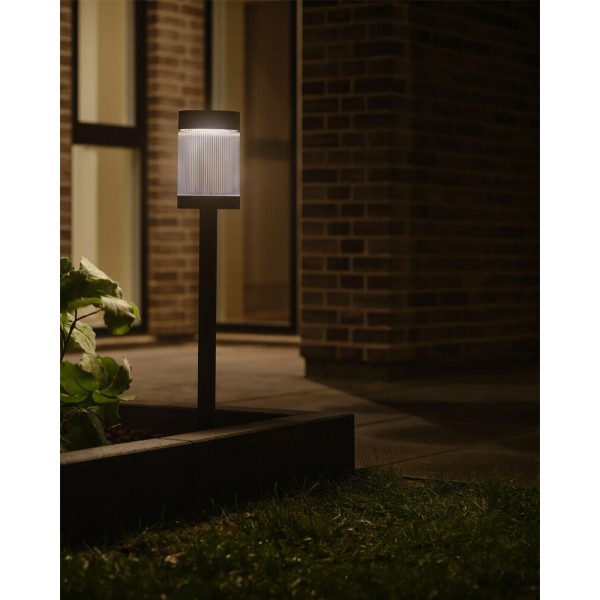 Вуличний світильник на сонячній батареї Nordlux 2518228003 Coupar LED 1x3.2W 3000K 150Lm IP44 чорний - фото №1