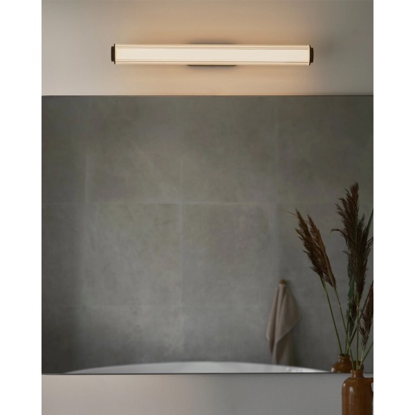 Бра для ванної, світильник Nordlux 2610241003 Virelle LED 1x12W 3000K-4000K 1120Lm IP44 чорний - фото №1