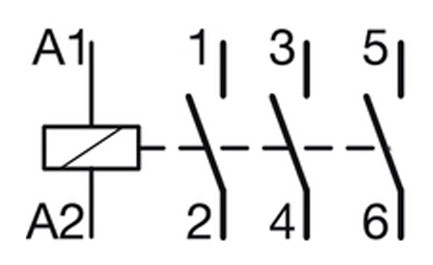 Контактор 25A ESC425S бесшумный (4НО, 230В) 2м Hager - фото №4