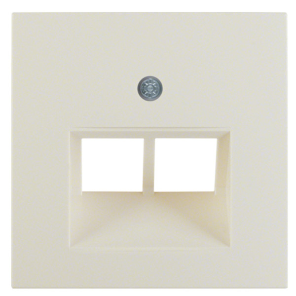 Накладка для розетки UAE/E-DAT, біла Berker S.1
