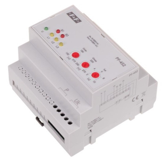 Автоматичний перемикач фаз F&F PF-452 3х400В+N 16А - фото №2