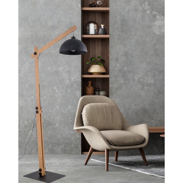 Торшер TK Lighting 5582 Oslo E27 1x15W IP20 черный - фото №3