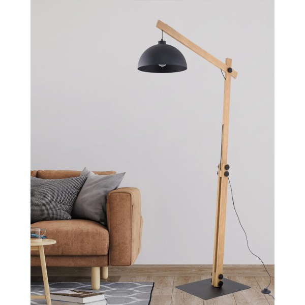 Торшер TK Lighting 5582 Oslo E27 1x15W IP20 черный - фото №4