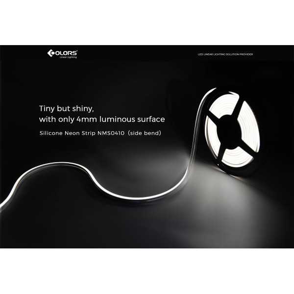 Гибкий неон COLORS 24V IP65 7,2W 270Lm 4000K 5м (NMS0410-NW) - фото №2
