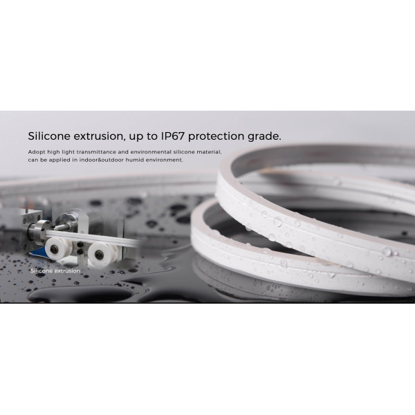 Гибкий неон COLORS 24V IP65 7,2W 270Lm 4000K 5м (NMS0410-NW) - фото №4