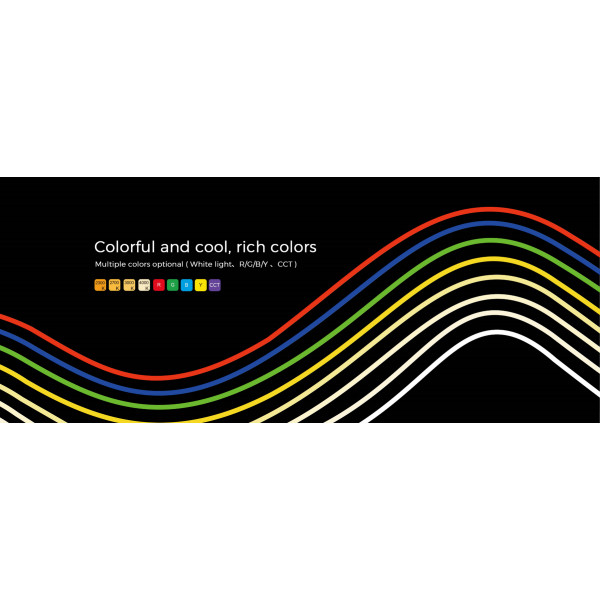Гибкий неон COLORS 24V IP65 7,2W 270Lm 4000K 5м (NMS0410-NW) - фото №5