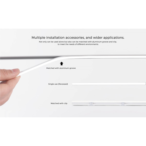 Гибкий неон COLORS 24V IP65 7,2W 270Lm 4000K 5м (NMS0410-NW) - фото №6