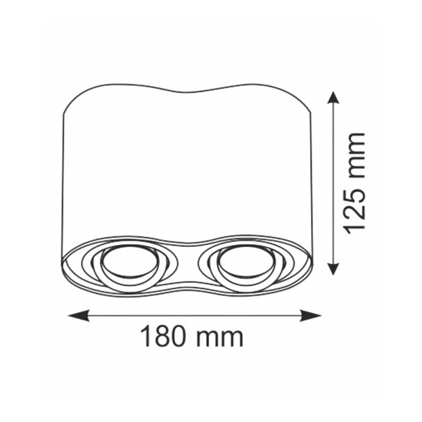 Точечный светильник Goldlux 313164 Hadar R2 GU10 10W IP20 - фото №3