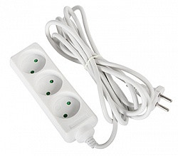 Подовжувач E.Next e.es.3.1.5.b 3 гнізда 1.5м (s042120)