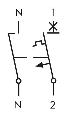 Автоматичний вимикач Schrack AM418510 4,5кА 10А 1P+N х-ка B - фото №6