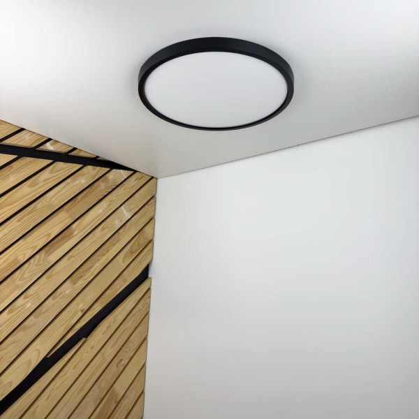 Світильник LED MILLENNIUM 26W 5000K круг чорний Violux ( 351226 )