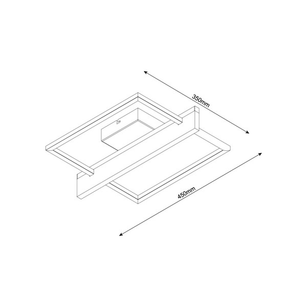 Люстра Goldlux 334305 Larysa LED 1x11.5W 4000K 1600Lm IP20 черная - фото №4