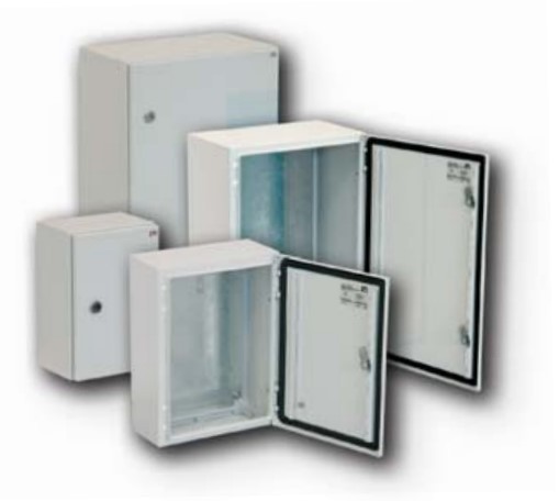 Металевий бокс ETI 001102107 GT 40-30-25 IP66 400x300x250 з 1 замком - фото №4