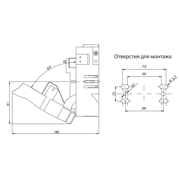 Роз'єднувач Eti HVL EK 00 3P 160A (1701250) - фото №2