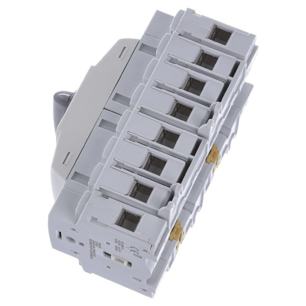 Перемикач Hager HIM406 I-0-II 63А 400/690В 4P 8м - фото №6