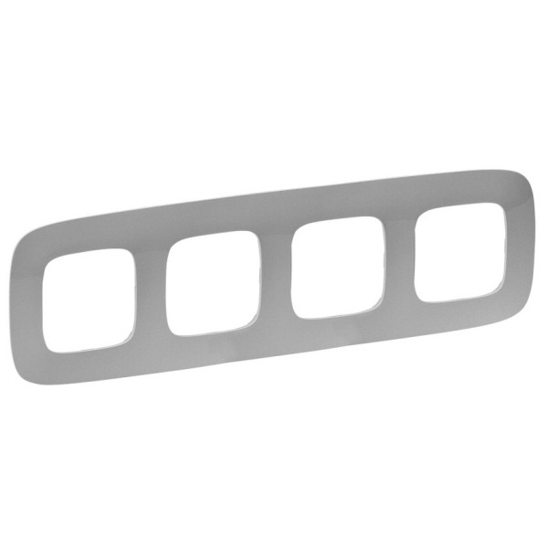 Рамка четырехместная Legrand Valena Allure алюминий