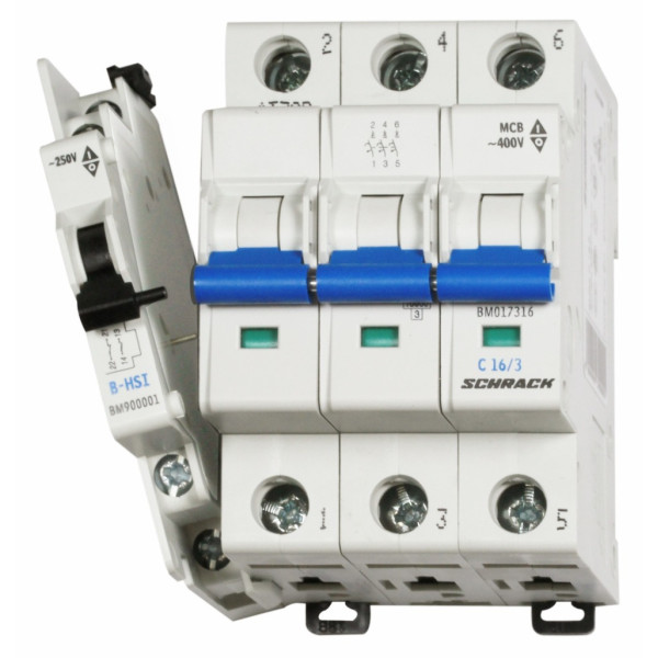 Додатковий контакт Schrack BM900001 1НО+1НЗ для BM/BO/BE - фото №1