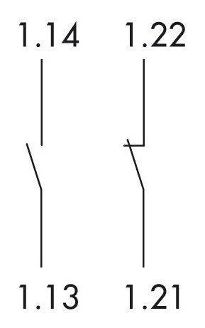 Додатковий контакт Schrack BM900001 1НО+1НЗ для BM/BO/BE - фото №5