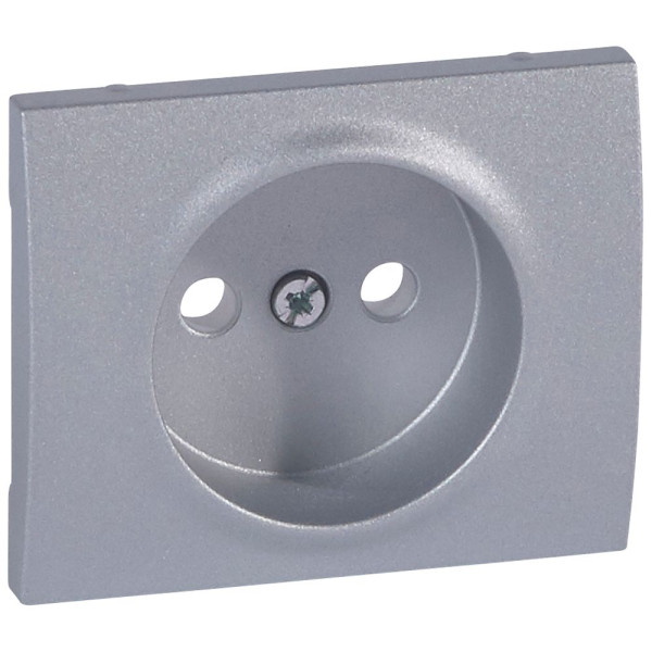 Панель розетки без з/к Legrand Galea Life алюминий