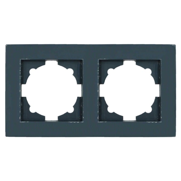 Рамка ELBI VEGA Colorline темно-синя 2-на (510-012110-226)
