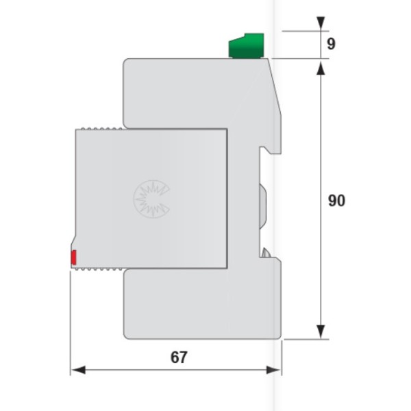 Ограничитель перенапряжения ETI 002442952 ETITEC V T2 255/20 (1+0) - фото №2