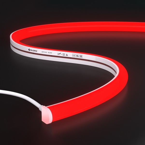 Термостійкий гнучкий неон COLORS для лазні 24V IP67 7.2W 164Lm RGB 5м (ANT1615-RGB) - фото №1