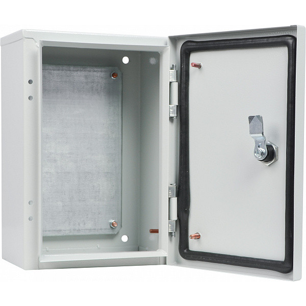 Металевий корпус Аско-Укрем Ubox з монтажною панеллю 300х200х150мм IP54