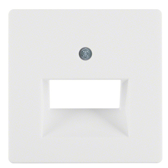 Накладка для двойной розетки UAE полярная белизна Berker Q.х
