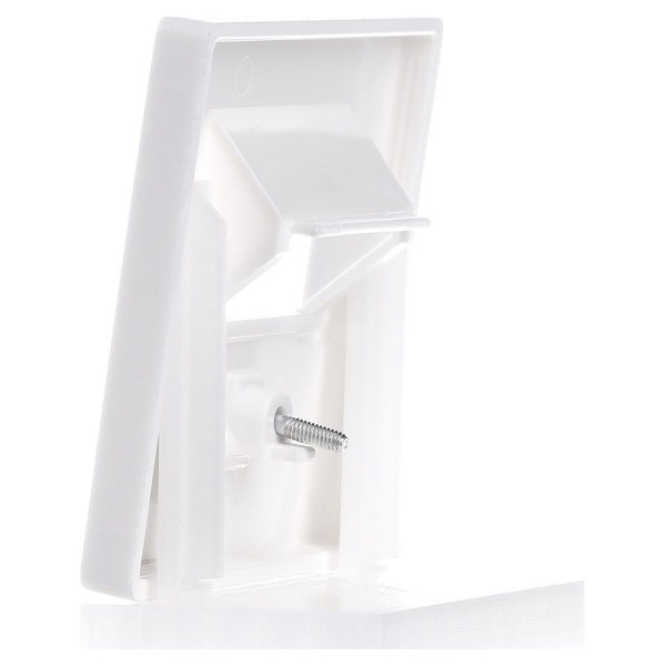 Накладка для двойной розетки UAE полярная белизна Berker Q.х - фото №3