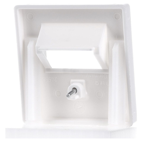 Накладка для двойной розетки UAE полярная белизна Berker Q.х - фото №4