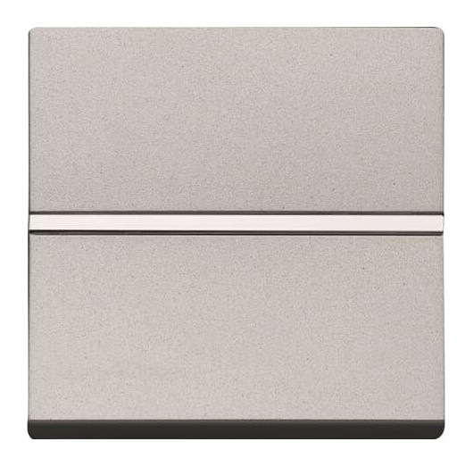 Однокнопочный выключатель ABB Zenit 2CLA220100N1301 N2201 PL (серебро)