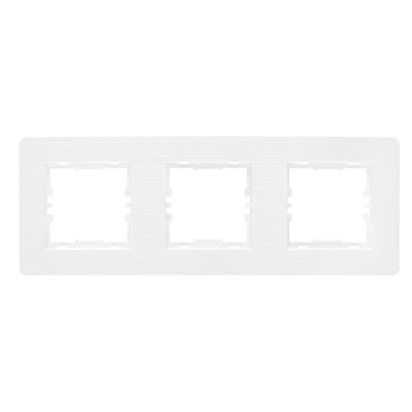 Рамка Nilson Selene белая с узором 3-я ( 23112593 )