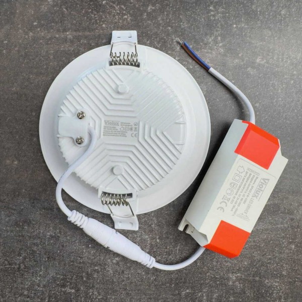 Світильник LED даунлайт Violux ALUMIN 9W 4200K круг IP20 ( 120160 ) - фото №4