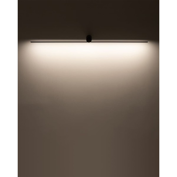 Подсветка для картин, бра, настенный светильник Nowodvorski 10368 Spin S LED 1x10W 3000K 360Lm IP20 черный - фото №1