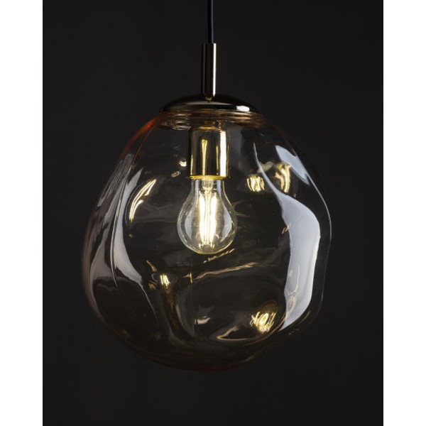 Підвісний світильник, люстра TK Lighting 10083 Sol E27 1x15W IP20 бурштиновий - фото №1