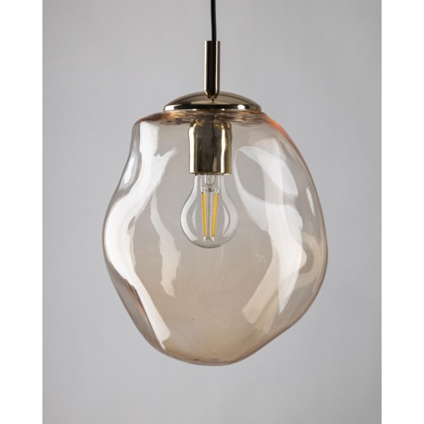 Підвісний світильник, люстра TK Lighting 10083 Sol E27 1x15W IP20 бурштиновий - фото №2