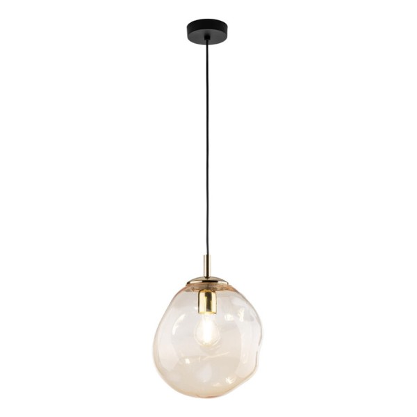 Підвісний світильник, люстра TK Lighting 10083 Sol E27 1x15W IP20 бурштиновий - фото №4