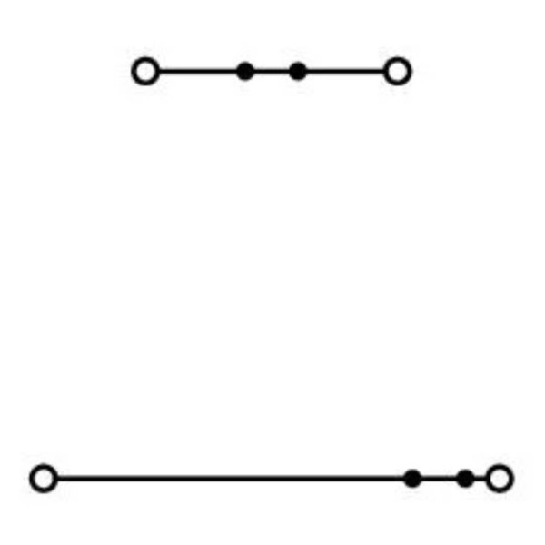 Компактная клемма Wago 870-504 D-DN/N (синяя) - фото №2