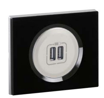 Однопостова рамка Legrand Celiane (069301) (смальта графіт) - фото №1