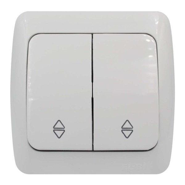 Выключатель ALSU белый 2-кл проходной ( 504-010200-211 )