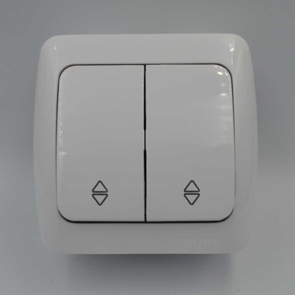 Выключатель ALSU белый 2-кл проходной ( 504-010200-211 ) - фото №1