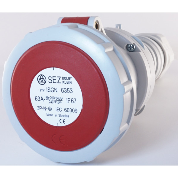 Соединительный силовой разъем Sez ISGN6353 - фото №1