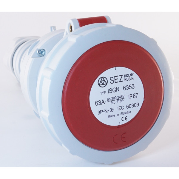 Соединительный силовой разъем Sez ISGN6353 - фото №2