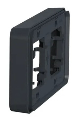 Горизонтальная 2-постовая рамка Schneider Electric MUR34101 IP55 (черный) - фото №2