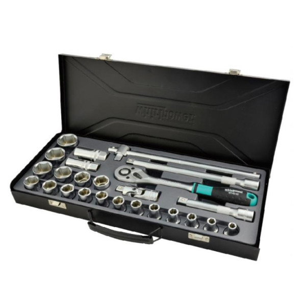 Набор торцевых головок Whirlpower 25 предметов